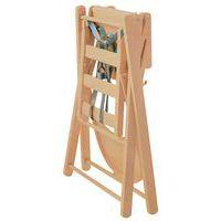 Chaise haute SARAH extra-pliante Vernis Naturel - Image 2