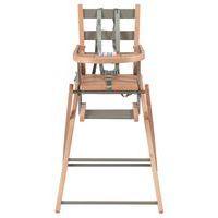 Chaise haute SARAH extra-pliante Hybride Gris - Image 2