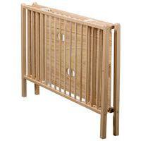 Lit 60x120 extra-pliant ROMEO bois naturel vernis (sans roulette) - Image 3