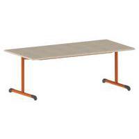 Table Bandana 160 x 80 cm fixe dégagement latéral stratifié Mobidecor - Image principale