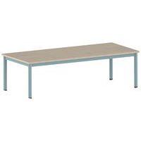 Table Carélie rectangulaire 180 x 80 cm mobile 4 pieds stratifié - Image 4