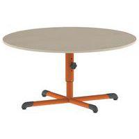 Table Bandana ronde Ø 120 cm réglable piètement central stratifié - Image 3
