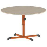 Table Bandana ronde Ø 120 cm réglable piètement central stratifié - Image 4