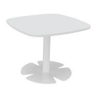 Table Host 60 x 60 x h 45 cm plt Blanc pied tulipe Blanc - Image principale