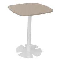 Table Host 60 x 60 x h 75 cm plt Argile pied tulipe Blanc - Image principale
