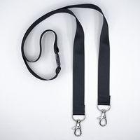 Tour de cou badge recyclé avec double mousqueton - Avery (Lot de 10) - Image principale