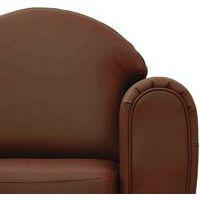 Fauteuil West enduit PVC non feu brun - Image 3