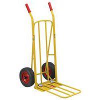 Diable acier bavette mixte - Roues increvables - Force 250 kg - Image principale