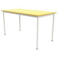Table 4 pieds droits 180 x 80 cm stratifié ABS - Image 3