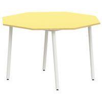 Table 4 pieds inclinés octogonale Ø 120 cm stratifié ABS - Image 4