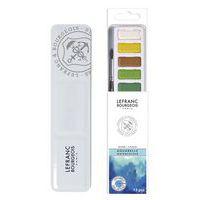 Boîte métal aquarelle 12 tablettes avec pinceau Lefranc Bourgeois - Image principale