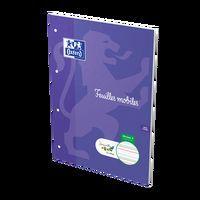 Page feuillet perforée simple interligne 3 mm 90 g 21 x 29,7 cm (Etui de 100) - Image 3