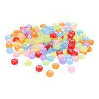 Bocal 1200 perles lettres multicouleurs - Image principale