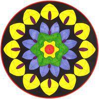 Set 36 feuilles 28x28cm pour création Mandala - Image 4