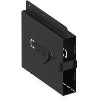 Coffre métal pour Mini UC sécurisé avec barrette métallique époxy noir Format+ - Image principale