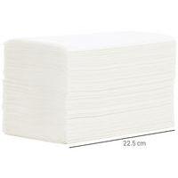 Lot de 15 Essuie-mains recyclé 1 pli plié en V - 210 formats - Manutan - Image 3