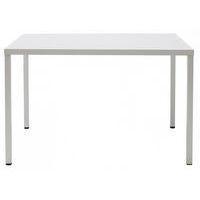 Table Summer 120 x 80 cm zingué hauteur 75 cm - peint blanc - Image principale