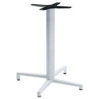 Pied de table Domino fixe hauteur 73 cm colonne ronde - blanc - Image principale