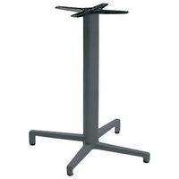 Pied de table Domino fixe hauteur 73 cm colonne ronde - anthracite - Image principale