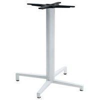 Pied de table Domino fixe hauteur 73 cm colonne ronde - argent - Image principale