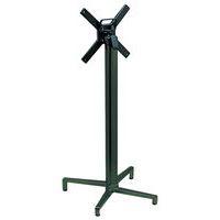 Pied de table Domino rabattable hauteur 109 cm colonne ronde - anthracite - Image principale