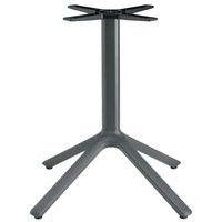 Pied de table Maxi Nemo fixe hauteur 73 cm - peint anthracite - Image principale