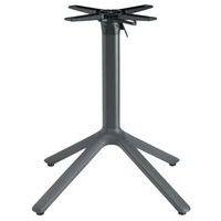 Pied de table Maxi Nemo rabattable hauteur 73 cm - peint anthracite - Image principale