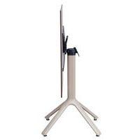 Pied de table Nemo rabattable hauteur 73 cm - peint taupe - Image principale