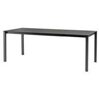 Table Pranzo 120/200 x 80 cm stratifié anthracite - Image principale