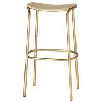 Tabouret Trick hauteur 75 cm bois chêne naturel - doré - Image principale