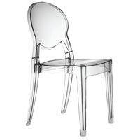 Lot de 4 chaises Igloo 4 pieds non feu - transparent - Image principale