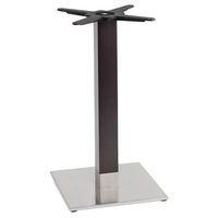 Pied de table Tiffany base carrée colonne hêtre S-CAB - Image 2