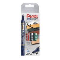 Etui 4 marqueurs pointe biseautée Pentel N860 - Image principale