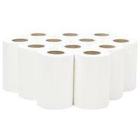 Lot de 12 Mini rouleaux essuyage à dévidage central - Blanc - Manutan - Image 3