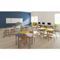 Table Géométra 1/4 rond 60x60 cm - Manutan Expert - Image 4