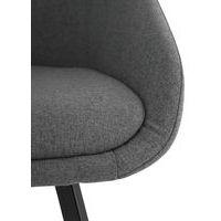 Lot de 2 chaises Lanna gris foncé - Image 3