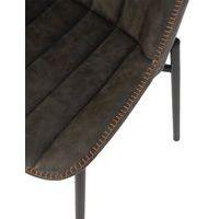 Lot de 2 chaises Mayka gris - Image 2