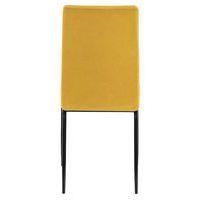 Lot de 4 chaises Yvette moutarde - Image 2