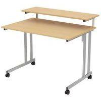 Poste informatique Mira 2 plateaux MBA - Image 3