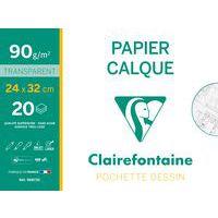 Pochette 20 feuilles papier calque 24x32 90g - Image principale