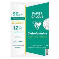 Pochette 12 feuilles papier calque 21x29,7 90g - Image 2
