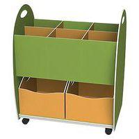 Bac de rangement 6 cases / 2 tiroirs - Paperflow - Image principale