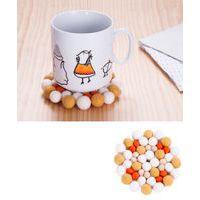 Sachet 100 boules de feutre dia 10 à 30 mm - Image 2