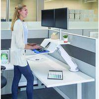 Station assis-debout Lotus rt double - blanc - Image 5