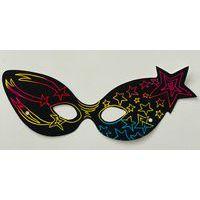 Lot de 12 masques à gratter + élastique +12 bâtonnets - Image 2