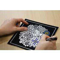 Set de 4 cartes velours - Mandalas - Image 2