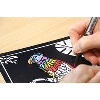 Set de 4 cartes velours - Animaux - Image 4