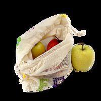 Sac à vrac biface coton/filet 29x38cm - Image 3