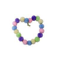 Sachet 100 perles pompons pastel dia 20mm - Image 4