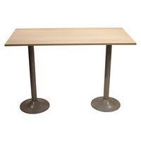 Table snack Scala rectangulaire dégagement latéral Rodet - Image 2